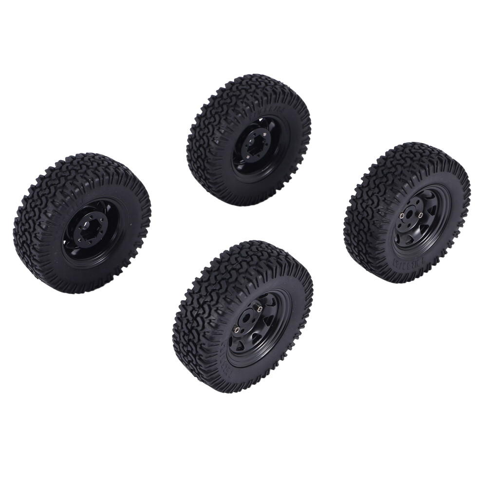 Photos - Parts for Drones & RC models 4PCS 1.55 Metal Beadlock Wheel Rim Tires Set for 1/10 RC Crawler Car Axial Jr 90069 D90 TF2 Tamiya CC01 LC70 MST,2