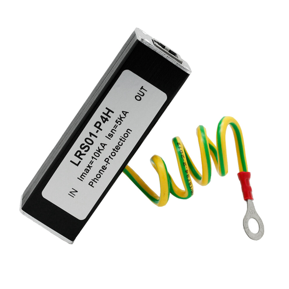 Telephone Fax Surge Protector Arrestor Rj11 Kl01-P4h Adsl Black 4853440863454