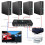 One for Four 4 Port USB 2.0 KVM Switch Box Οθόνη πληκτρολογίου VGA SVGA φορητός υπολογιστής 3