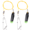 peças Power Grip Plus Line Release, 17 polegadas Downrigger Release Stacker Clip Fishing Leader com Longline Snap Clips 2