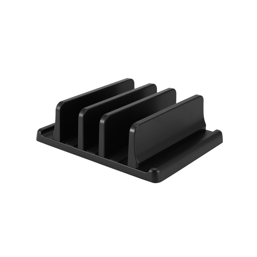 Vaydeer Laptop Stand Vertical Computer Stand Vertical Desktop Stand Space-Saving Desktop Storage Rack Desktop Stand (3 Slots) 4854089738325