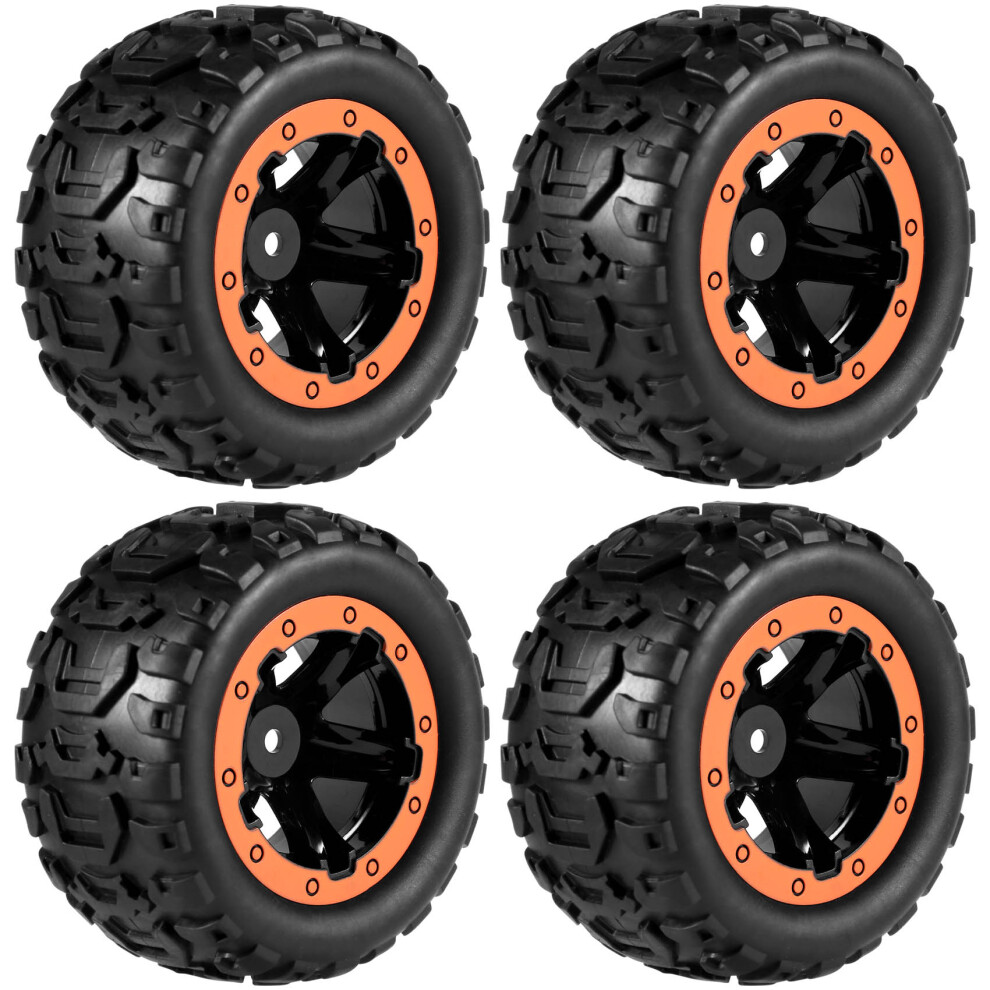 Photos - Parts for Drones & RC models 4Pcs Large Tire Widening Tyre Wheel for 144001 124016 124018 124019 12428 16889 RC Car Upgrade Parts,1