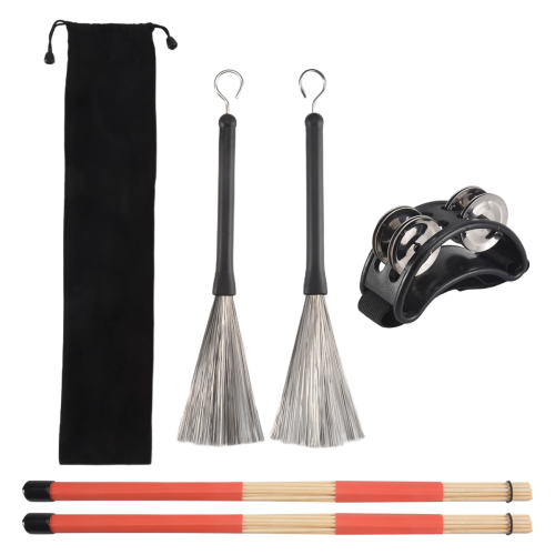 4Pcs Drum Professional Ελαφρύ ξύλινο ακουστικό τύμπανο βούρτσες Drum Sticks Tools for Lovers Drum Players 2
