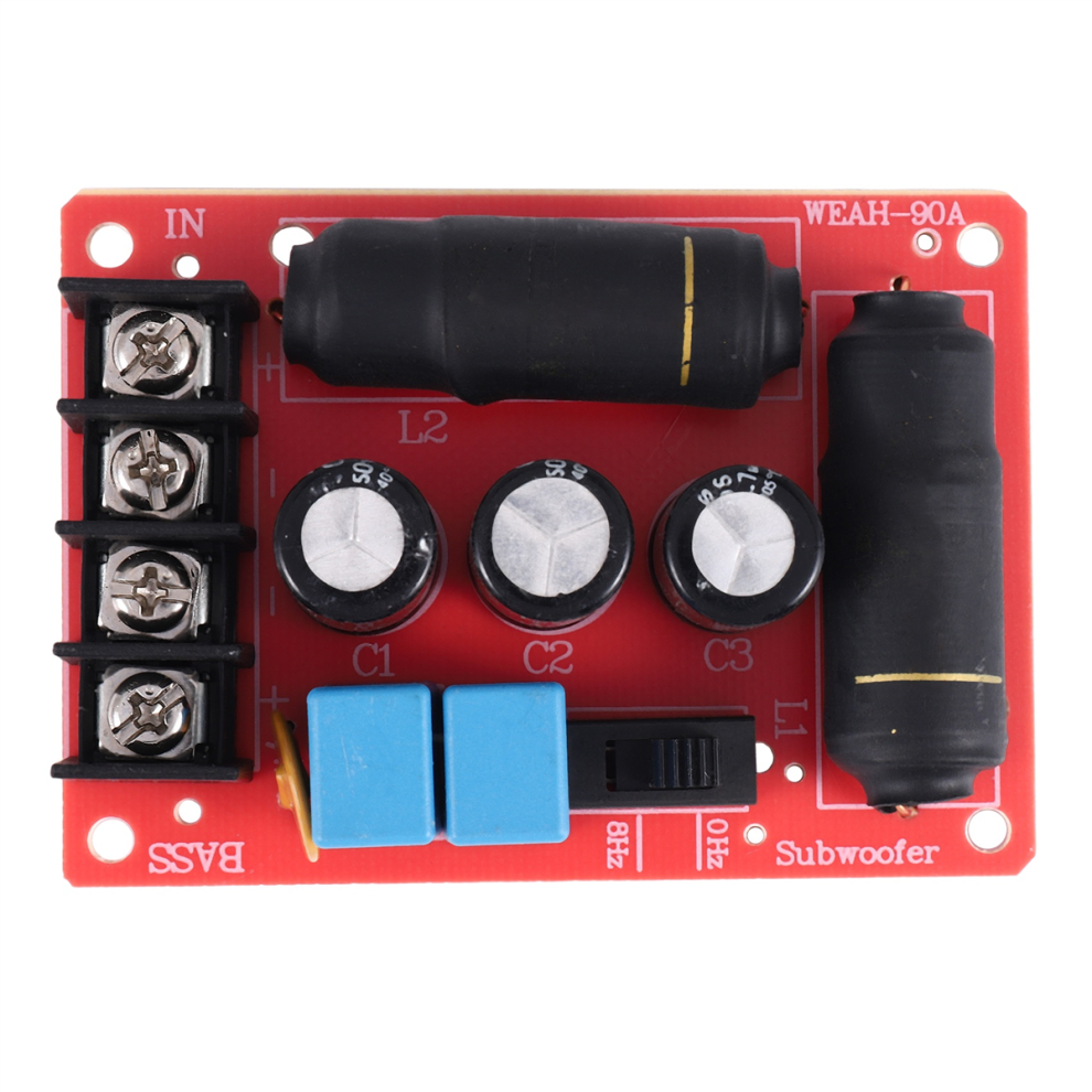 Pure Bass Subwoofer Zweiter Ordnung Crossover Lautsprecher Frequenzteiler Diy Heimkino-image