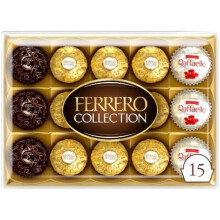 Ferrero Rocher Collection Boxed Chocolates 15 Pieces 172g (Pack Of 2)