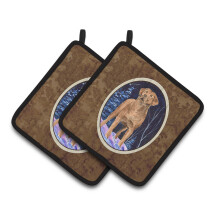 Caroline's Treasures SS8355PTHD T htikirkas Chesapeake Baynnoutaja -patulaput (1 pari) 7,5"" x 7,5"" moniv riset