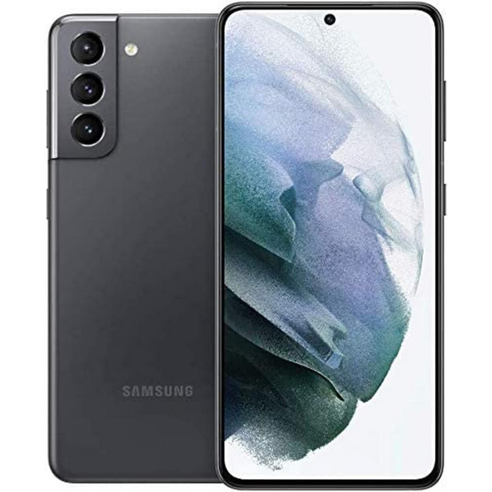 Samsung (Black) Galaxy S21 128Gb White Black Purple Refurbished (Diamond) A+ Pristine Unlocked All Uk Networks With Cable Sim Tool Box