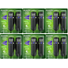 6 x Nicorette QuickMist 1mg/Spray Mouthspray Freshmint 2 x 150 Sprays