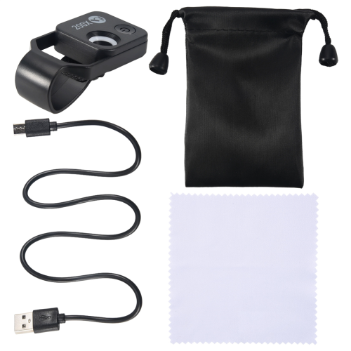 200X Cell Phone Microscope Accessory with Window Microscope, Portable Mini Digital LED Light/Universal Clip 2