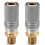 2Pcs Metal Extended PCP Air Charging Quick Release Adapter Socket 1/8 BSP Tool Accessories 2