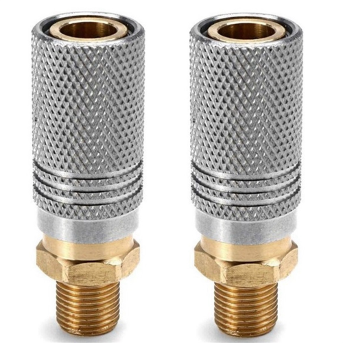 2Pcs Metal Extended PCP Air Charging Quick Release Adapter Socket 1/8 BSP Tool Accessories 1