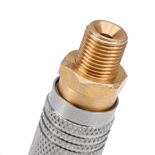 2Pcs Metal Extended PCP Air Charging Quick Release Adapter Socket 1/8 BSP Tool Accessories 2