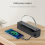Réveil avec simulateur d'aube, lampe de chevet multicolore avec chargeur USB, blanc 8