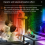 Réveil avec simulateur d'aube, lampe de chevet multicolore avec chargeur USB, blanc 5