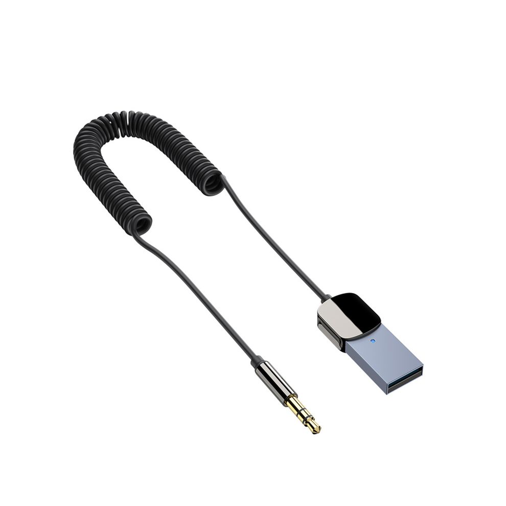 Bluetooth Aux Adapter Usb To 3.5Mm Audio Car Receiver 5.0 Hd Call Aux 4852334457915