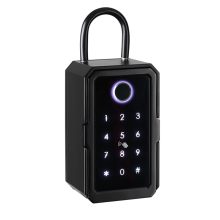 Avainkaappi koodilla, turvallinen ulko-/sisäkäyttöön sormenjälki kotiin/autotalliin/toimistoon (Bluetooth)