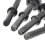 4Pc Air Hammer Chisel Hard Steel Solid Impact Support Pneumatic Tool for Knocking / Rusting Removal 6