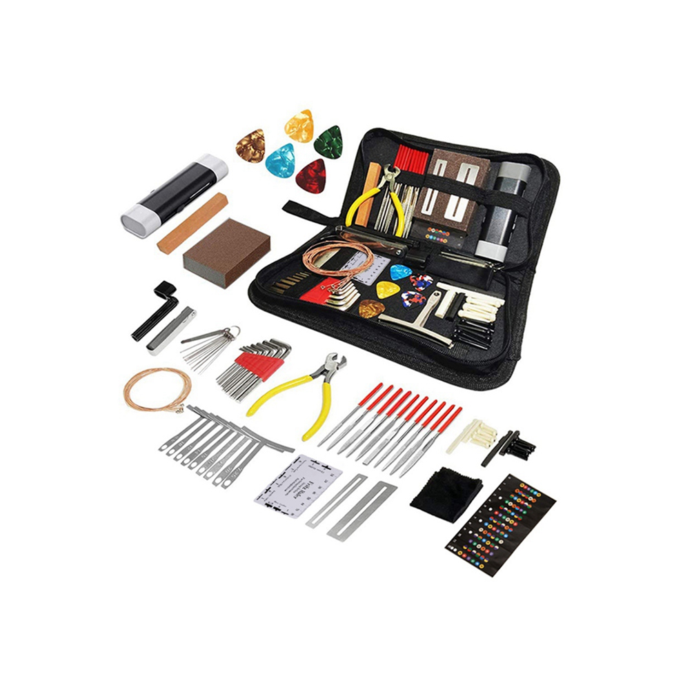 Guitar Repair Kit with 72 Parts-Professional Guitar Repair Kit and Accessories-For Electronic Guitars, Ukulele, Banjo-image-OPC-PGNFY22-NEW