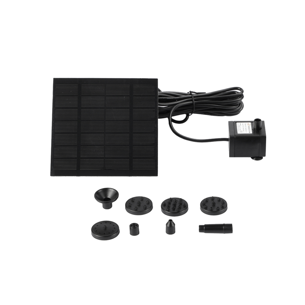 Solar Water Pump Solar Panel Fountain Pump Pool Pond Garden Water Sprinkler Sprayer for Bird Bath/Pond/Garden