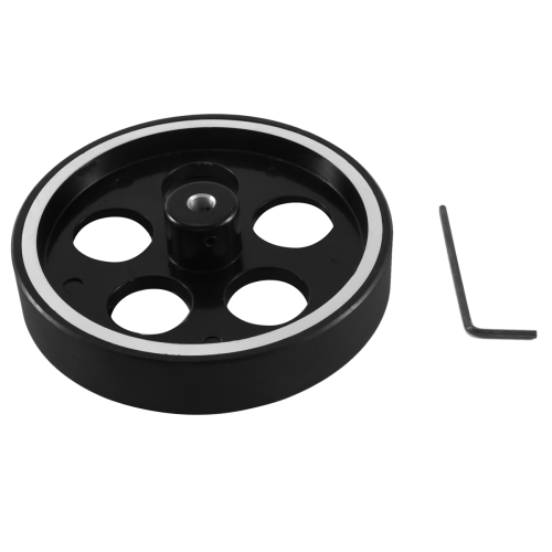 300mmX6mmX18mm Industrial Aluminum Rubber Measuring Encoder Meter Wheel for Industrial Encoder Encoder 2