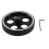 300mmX8mmX18mm Industrial Aluminum Rubber Measuring Encoder Meter Wheel for Industrial Encoder Encoder 4