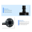 30M/S Polycarbon Wind Speed Direction Sensor Weather Station Outdoor 3 Cup Anemometers Sensor Output 0-5V 8
