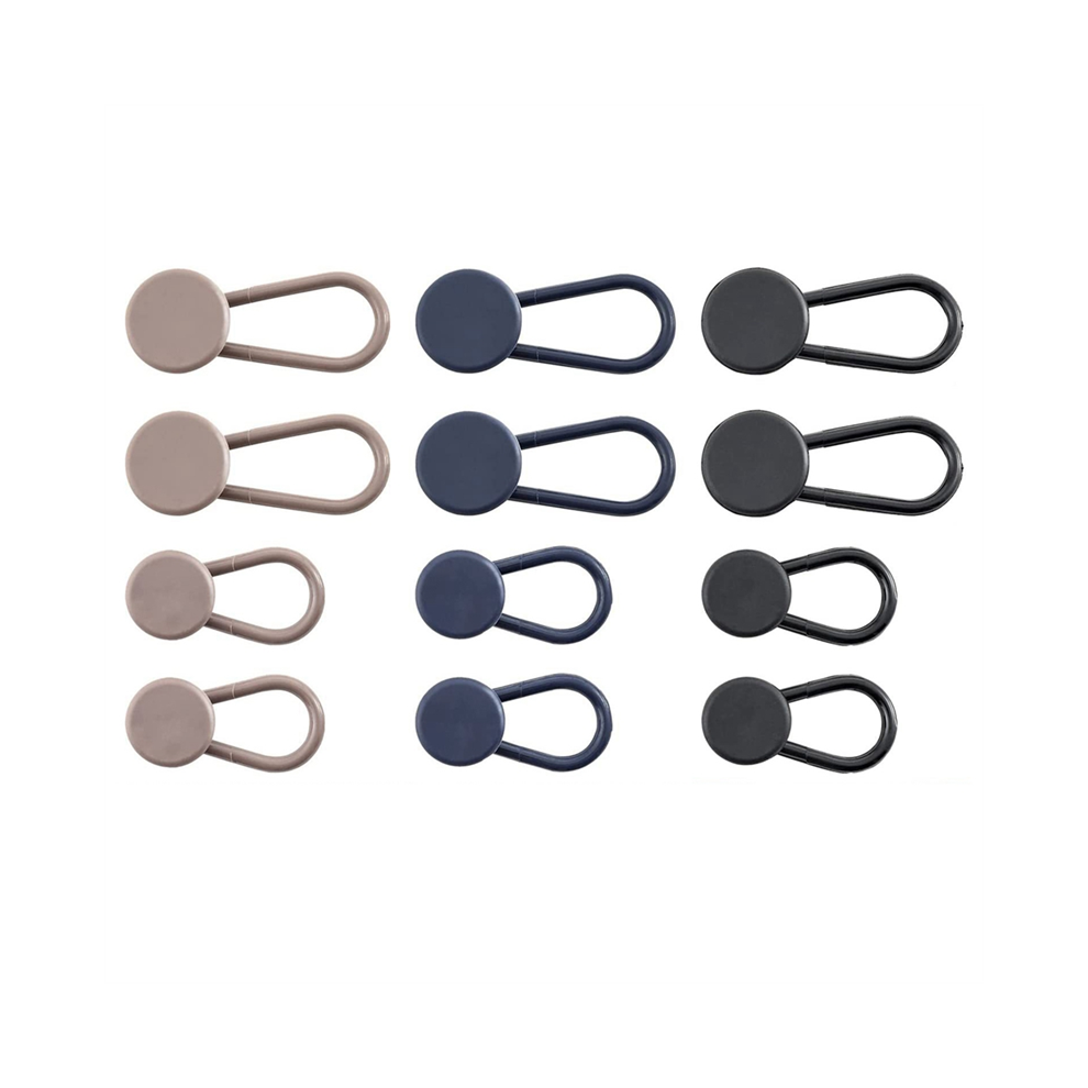 Lot de 12 rallonges de boutons pour pantalons, 1/1,4 pouces, pour jeans, femmes et hommes