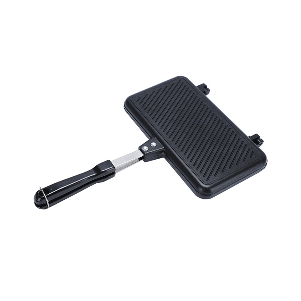 Gas Non-Stick Sandwich Maker Bread Toast Breakfast Machine Pancake Baking Barbecue Oven Mold Mould Grill Frying Pan