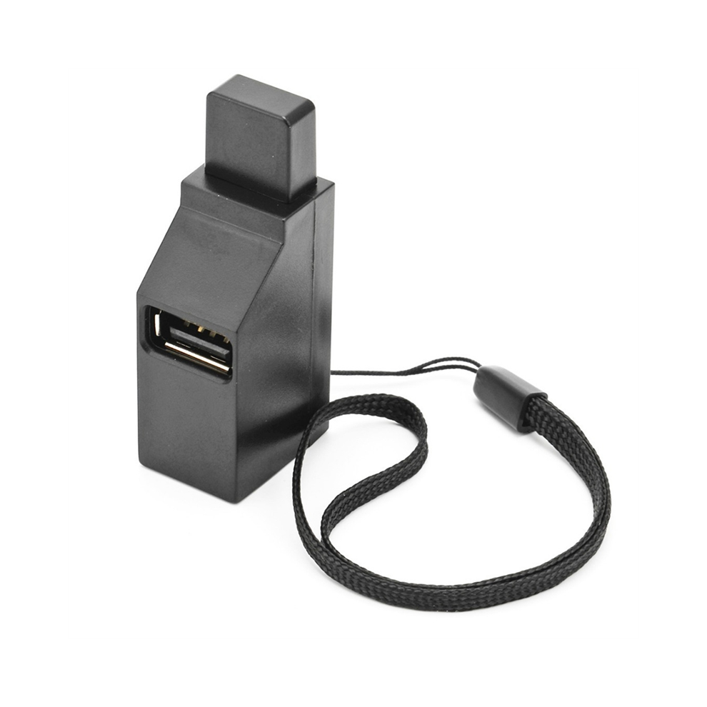 Photos - Card Reader / USB Hub Portable Multi-Interface Hub Splitter USB3.0 High-Speed Hub Black
