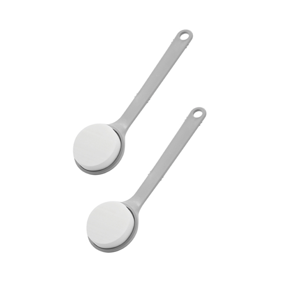2 Pcs Bath Body Skin LOTION APPLICATOR for Back POST-SHOWER Brush Sponge Pad