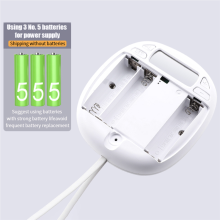 Mute Vibrating Alarm Clock Shaker Impact for Hearing Impaired Snooze Student Cartoon Clocks Light Reminder No Distrub