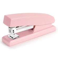 Stapler, Office Stapler for Desk Portable Staplers Supplies (Pink)