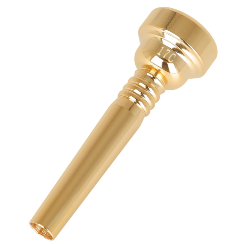 Ορειχάλκινο Όργανο Τρομπέτα Επιχρυσωμένο 17C για αρχάριους που παίζουν Επιστόμιο 2