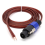 2Pcs Speakon Speaker Cable Bare Wire Open End Cable, to Audio Cord Amplifier Connection 6