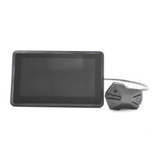 H6C Elektrische fiets LCD-schermmeter 24V-60V E-scooterpaneel Kleurenscherm met USB UART voor fiets (5PIN)