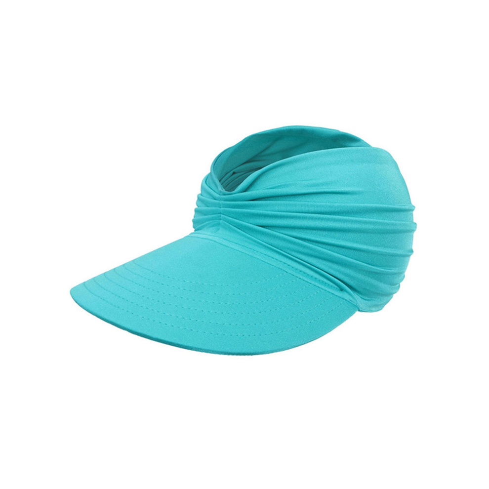 Chapeau de plage d'été Lake Green, grande visière, pour femmes, protection UV en plein air, casquette de baseball de sport vide