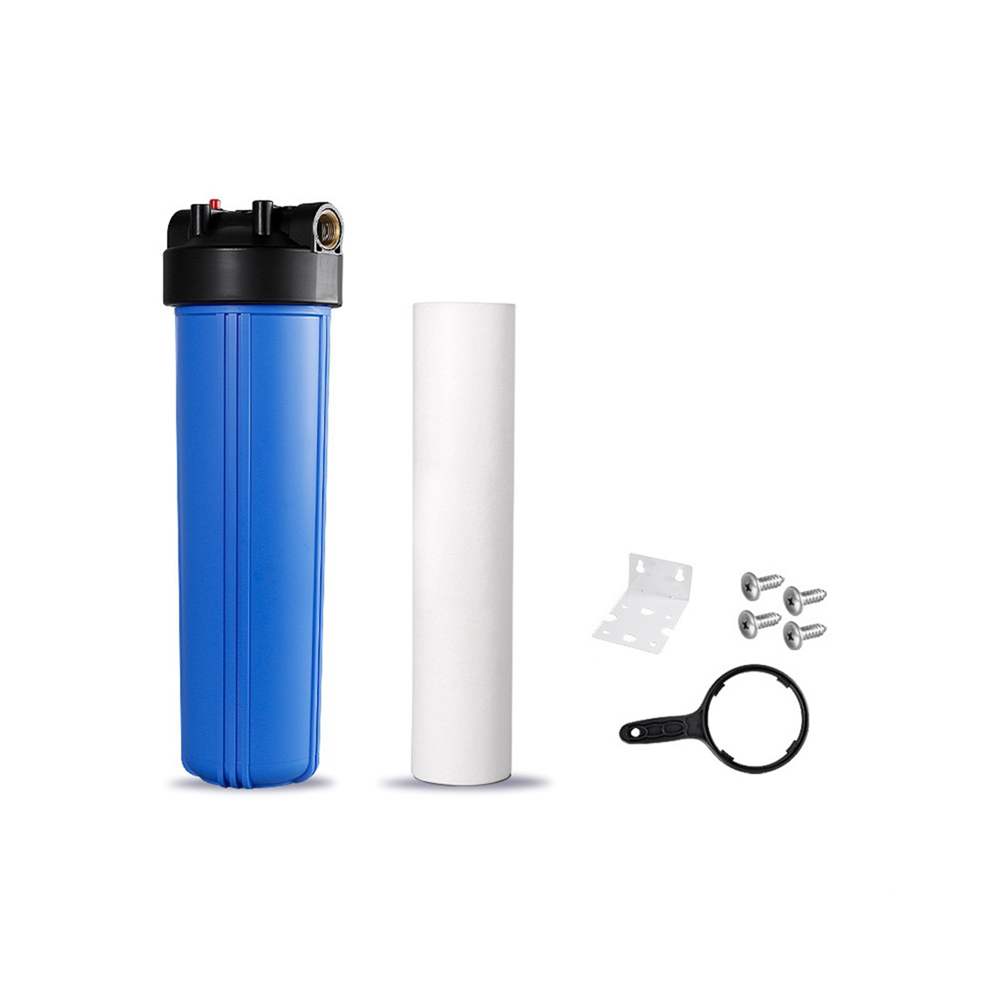 Boîtier de filtre à eau domestique, boîtier universel en carbone sédimentaire, système de préfiltration pour l'eau, port NPT de 1 pouce