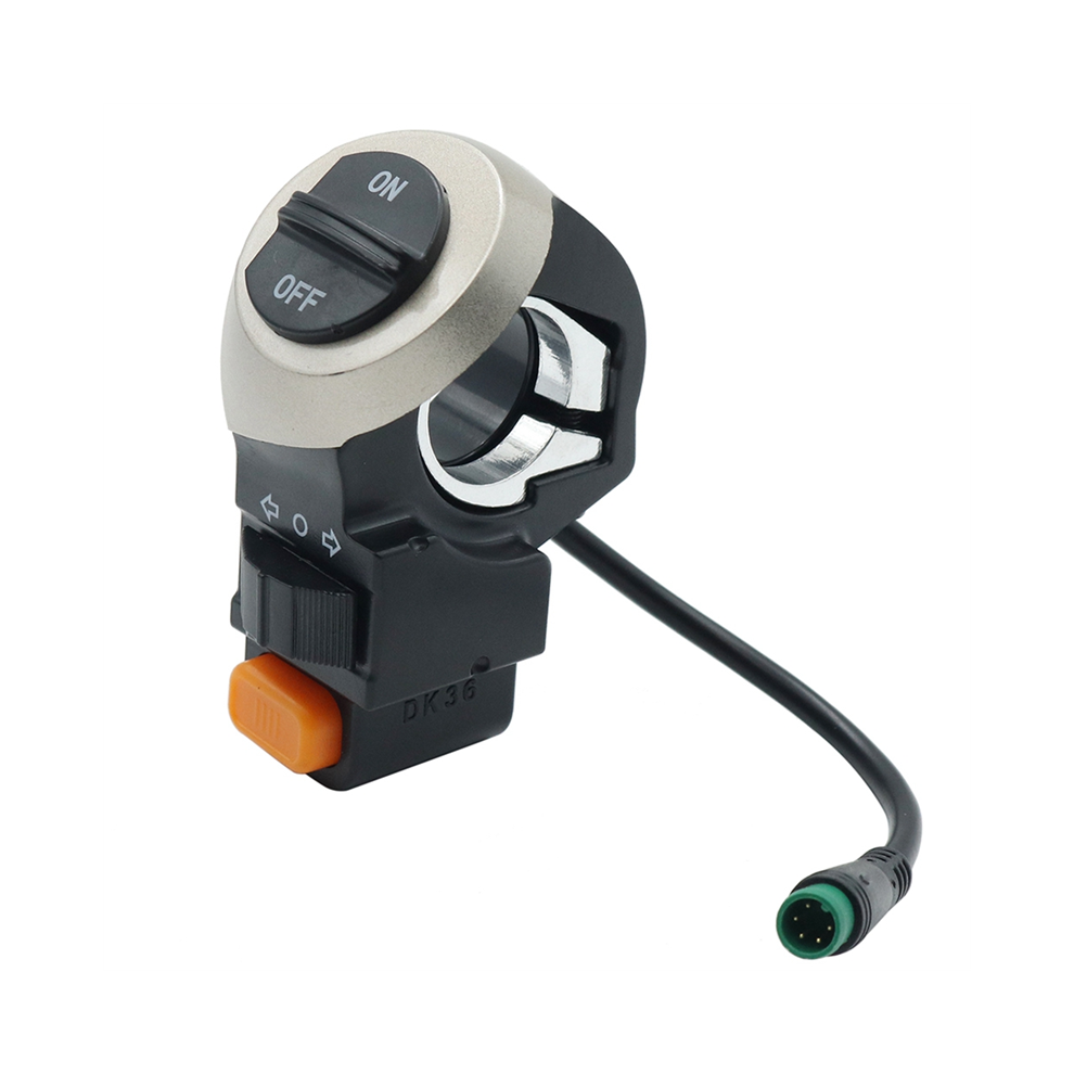 Photos - Climbing Gear 3-in-1 E-Bike Switch Electric Scooter Front Lamp Signal Horn Turn Light On/Off Button for Bicycle