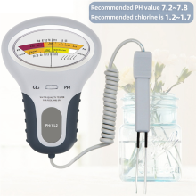 2 in 1 pH-chloormeter Chloortester pH-tester Chloor Waterkwaliteitstestapparaat CL2 Meetapparaat voor zwembadaquarium