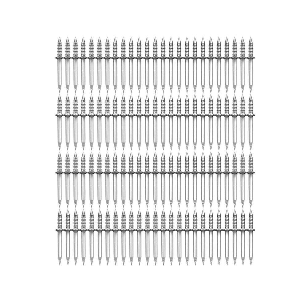 Skirting Board Wood 100Pcs Double-Head Skirting Thread Seamless Nail No Trace Nails Sheep Horn Nails 4852133158440