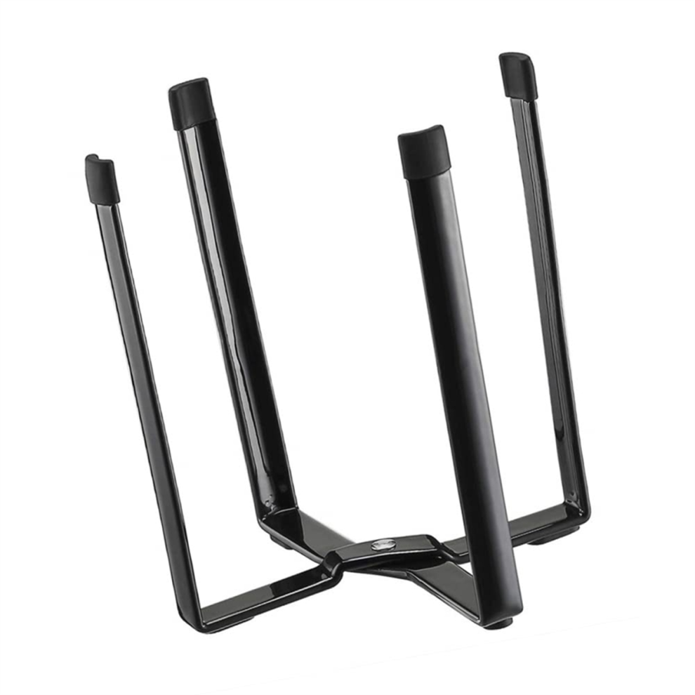 Échafaudage pliant pour table à manger, support de cuisine, support de café, support de cuisine pliable familial 21,5 cm, noir