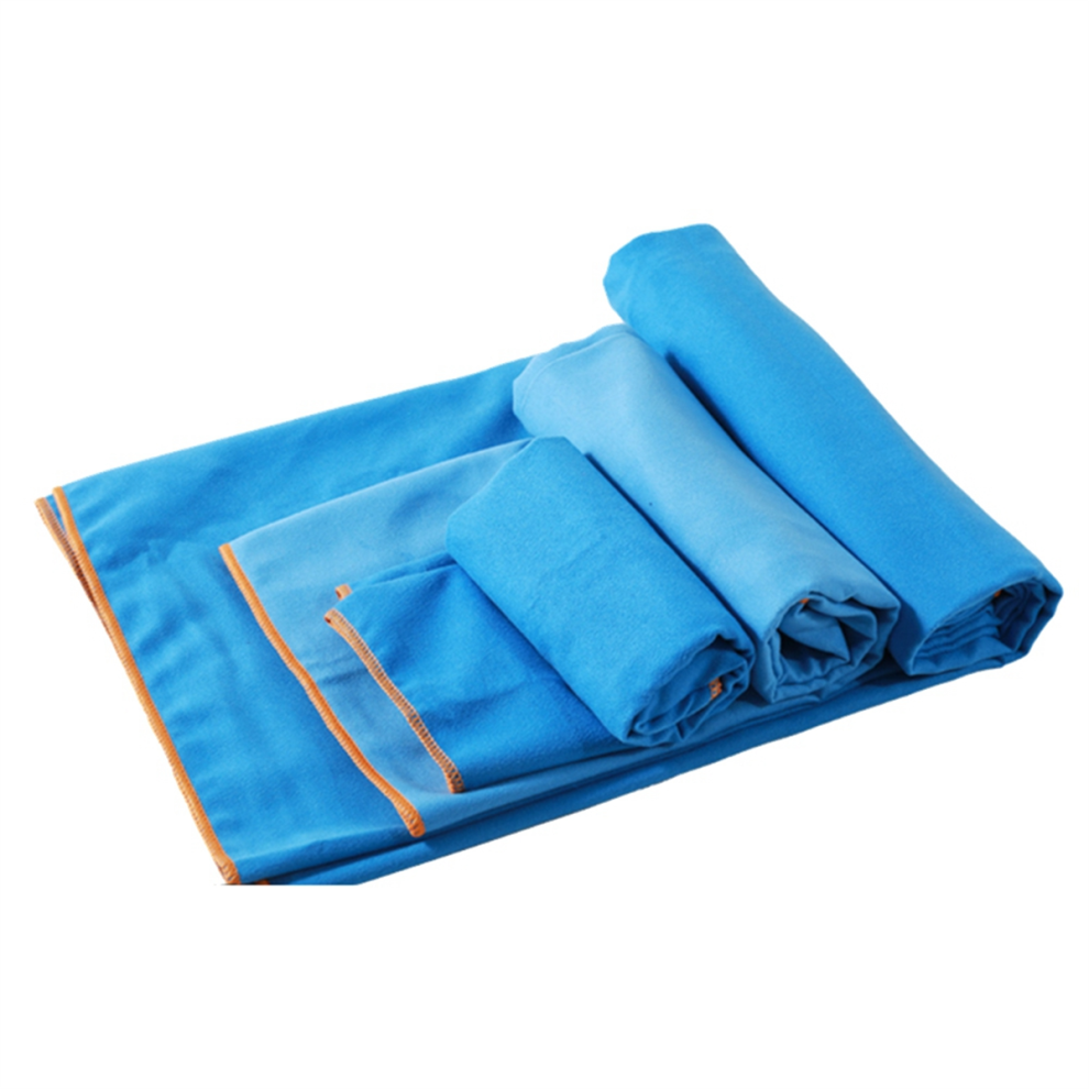 Serviette sèche - Lot de 3 serviettes de voyage portables en microfibre - Ensemble de serviettes à séchage rapide