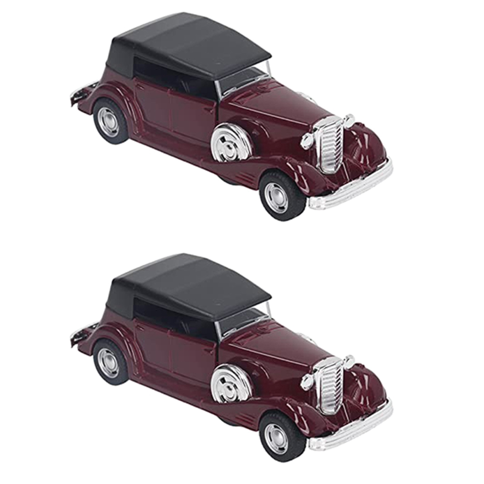 Modèle de voiture vintage, mini modèle de voiture à tirer, alliage antique authentique pour les collectionneurs de transport pour bibliothèque