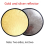 Photography Reflector 2-in-1 Gold Silver Foldable Mini Round Portable Suitable for Studio Diffuser 4