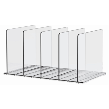 Purse Organizer for Closet, Shelf Dividers Closet Organization Adjustable Plastic Handbag Organizers Closets