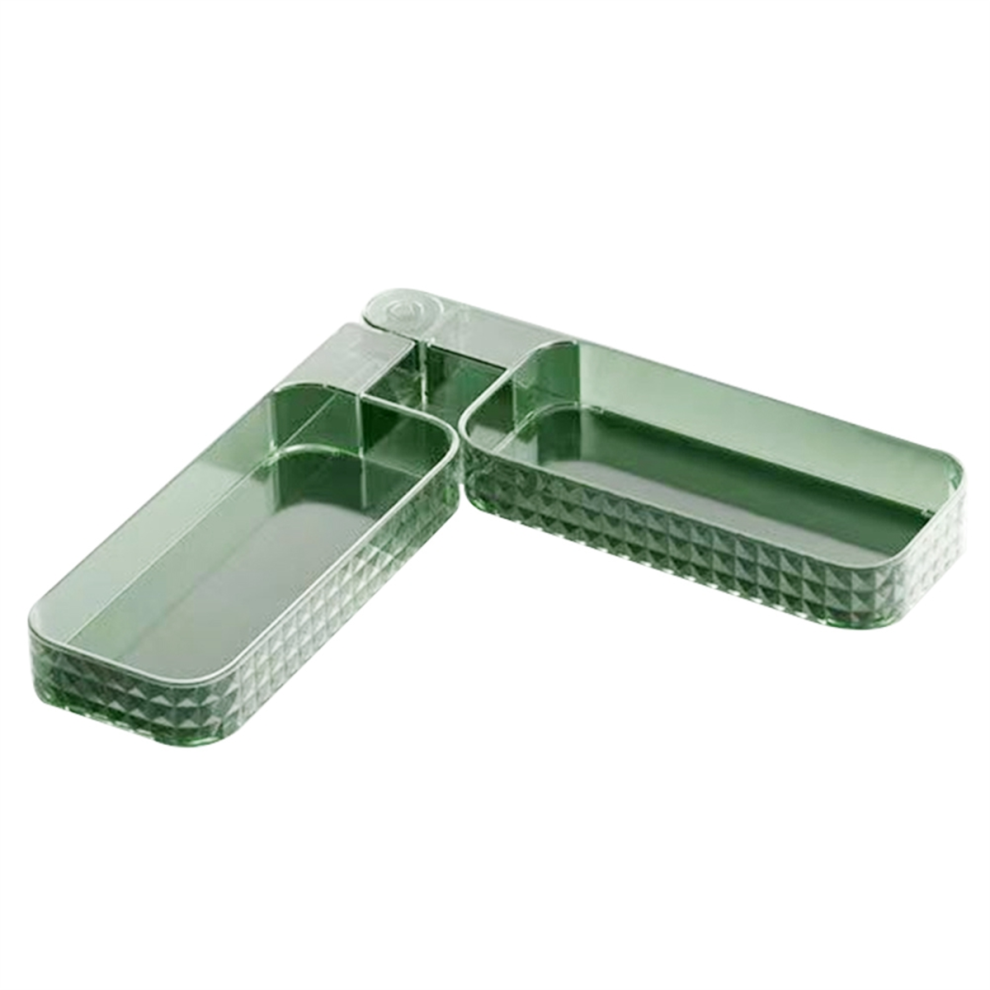 Étagère d'angle de rangement murale rotative multifonctionnelle, support de rangement mural adhésif rotatif à 180 degrés C