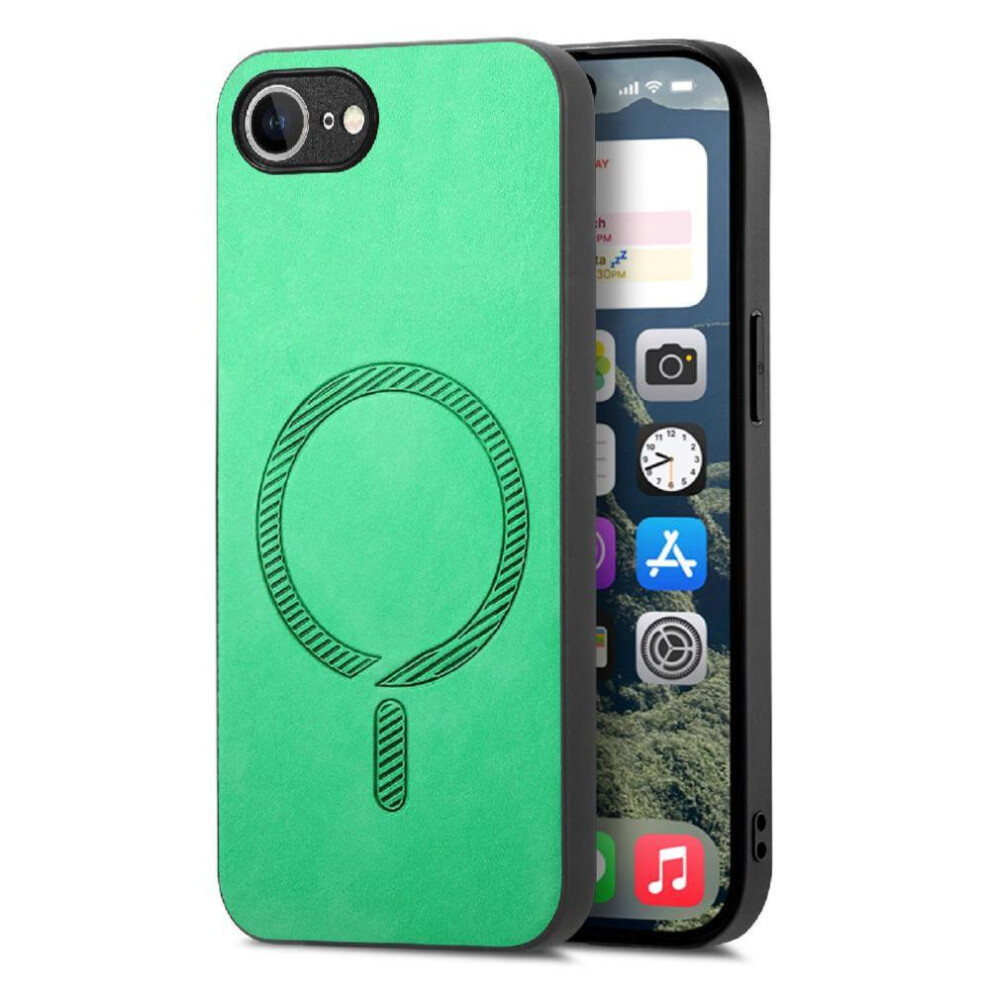 (Green) Case For Iphone 16E Wireless Charging Magsafe Car Mounts Lightweight Slim Green 764544147415