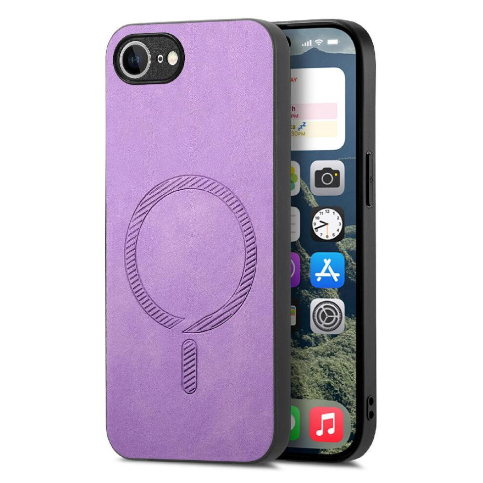(Purple) Case For Iphone 16E Wireless Charging Magsafe Car Mounts Lightweight Slim Purple 764544147408