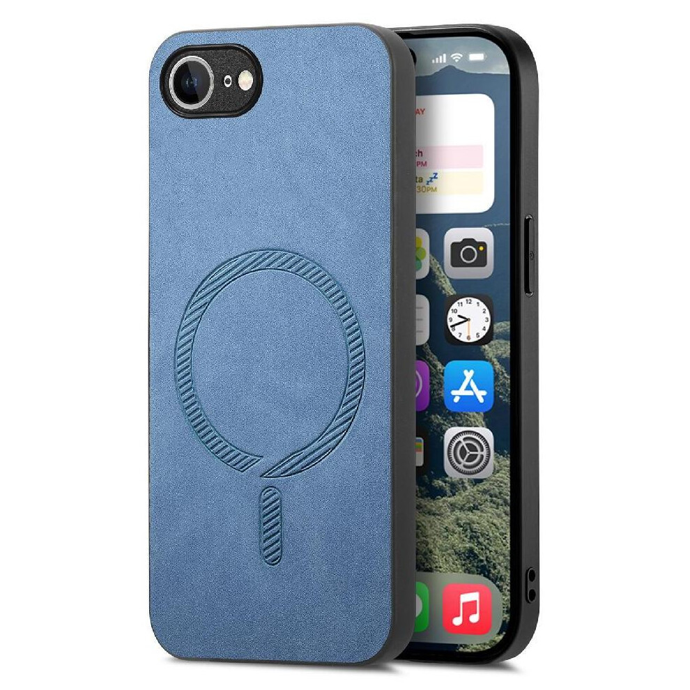 (Blue) Case For Iphone 16E Wireless Charging Magsafe Car Mounts Lightweight Slim Blue 764544147453