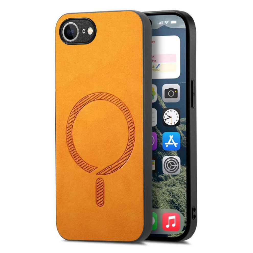 (Yellow) Case For Iphone 16E Wireless Charging Magsafe Car Mounts Lightweight Slim Yellow 764544147446